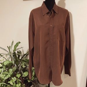 Bugatchi Long Sleeve Bottom Down shirt
